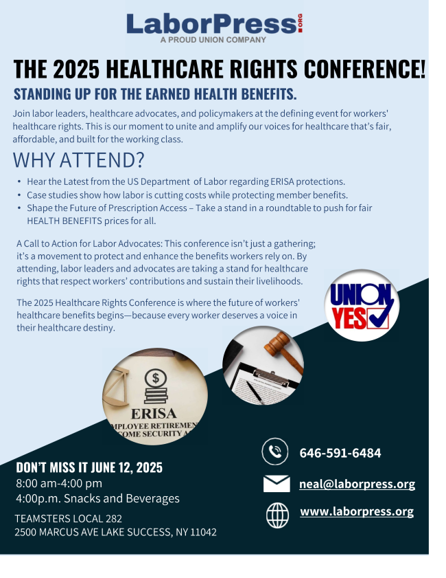Labor Press 6-12-25 healthcare conference